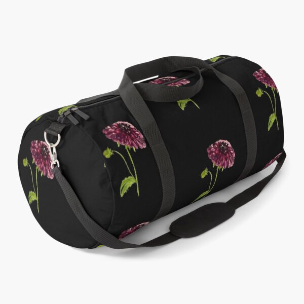 Item preview, Seamless black pattern dahlia watercolor illustration designed and sold by Yana Mustafina | Boho Soulful Designs.