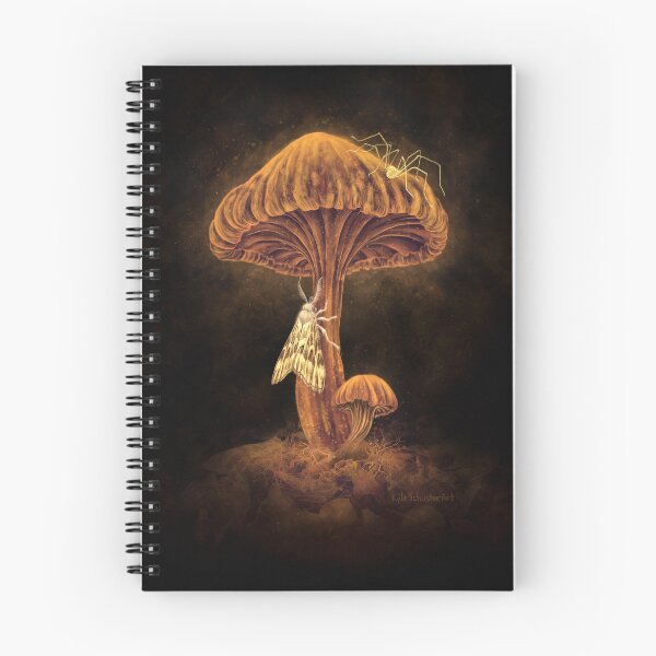 Item preview, Trippy Glowing Mushroom Art designed and sold by KyleSchusterArt.