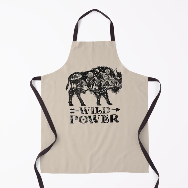 Item preview, Wild Power Bison Distressed Outdoor Mountain Bison Lover designed and sold by Myth-Creatures.