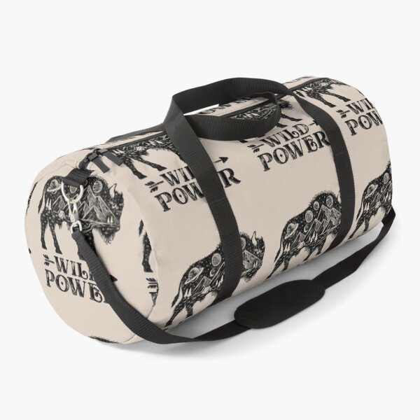 Item preview, Wild Power Bison Distressed Outdoor Mountain Bison Lover designed and sold by Myth-Creatures.