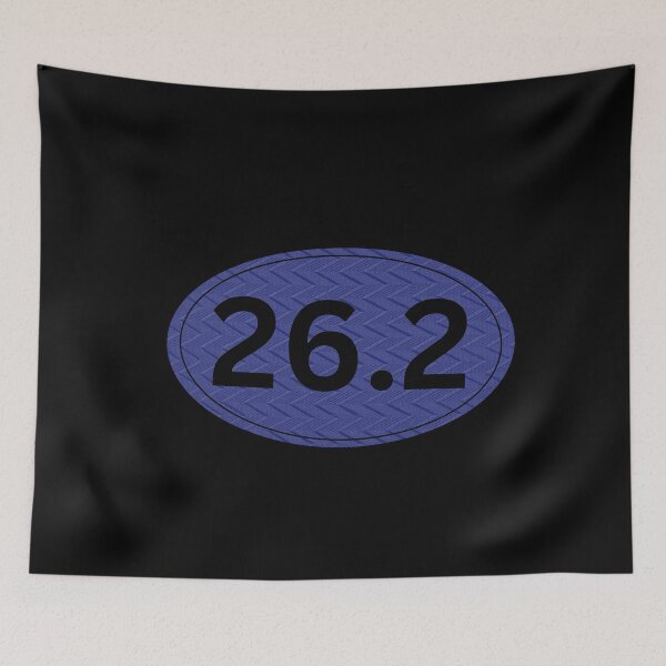 Item preview, Purple Zig Zag, Marathon 26.2 - Black designed and sold by LatterDaze.