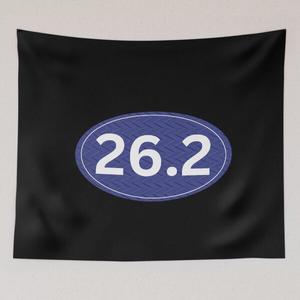 Item preview, Purple Zig Zag, Marathon 26.2 - White designed and sold by LatterDaze.