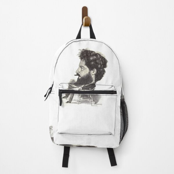 Item preview, Cartoon portrait of artist and writer William Morris designed and sold by HeavenlyPlaces.