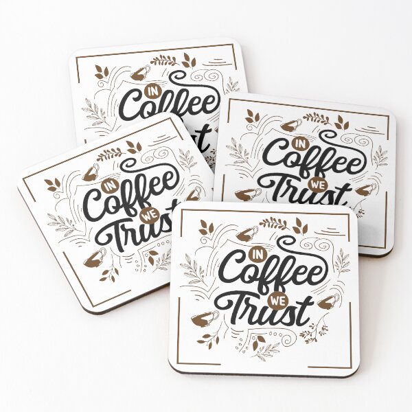 Item preview, In coffee we trust 2 border designed and sold by Makanahele.