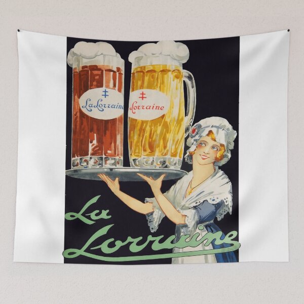 Item preview, Vintage advertising poster - De la Biere Advertising Poster Giclée print, Wall decor, painting, wall decor designed and sold by Designbuddies.