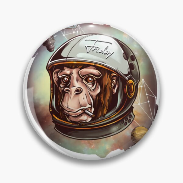 Item preview, Space Monkey Moon designed and sold by BomboStore.