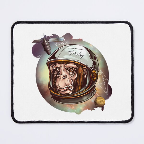 Item preview, Space Monkey Moon designed and sold by BomboStore.