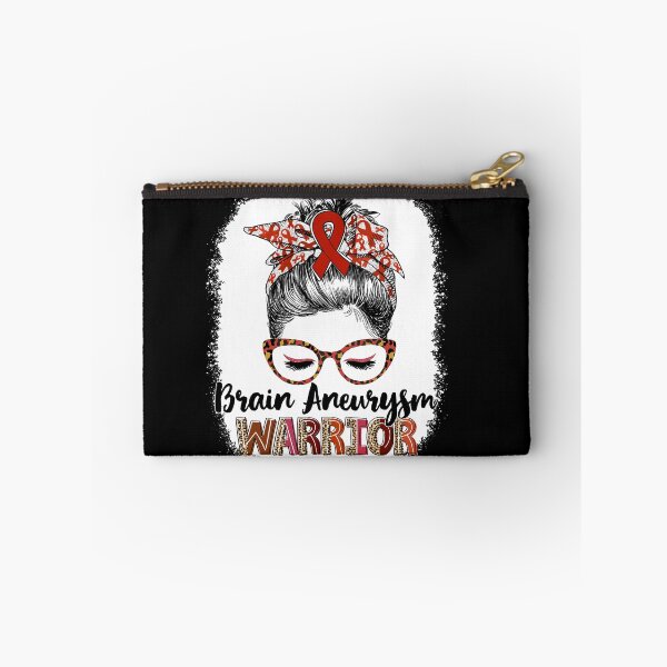 Item preview, Messy Bun Leopard Brain Aneurysm Warrior designed and sold by rechardtee.