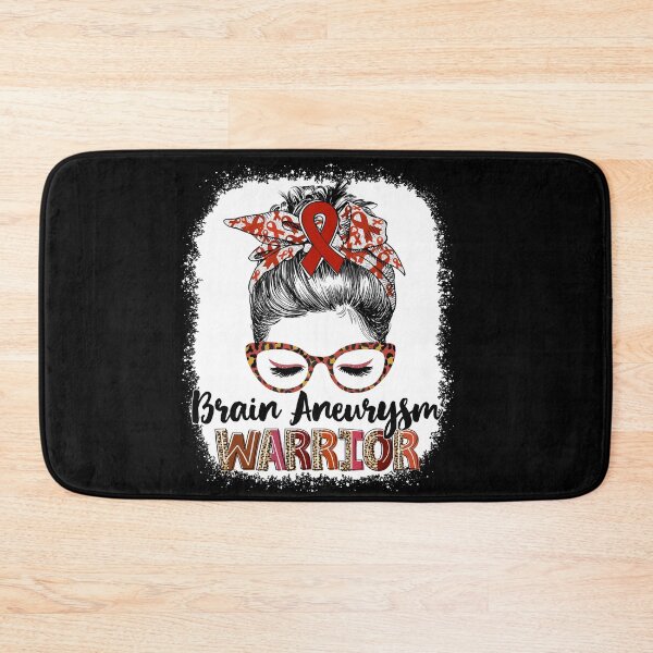 Item preview, Messy Bun Leopard Brain Aneurysm Warrior designed and sold by rechardtee.