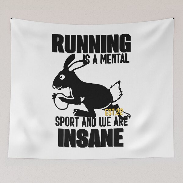 Item preview, RUNNING IS MENTAL SPORT AND WE ARE INSANE designed and sold by GAADesignz.