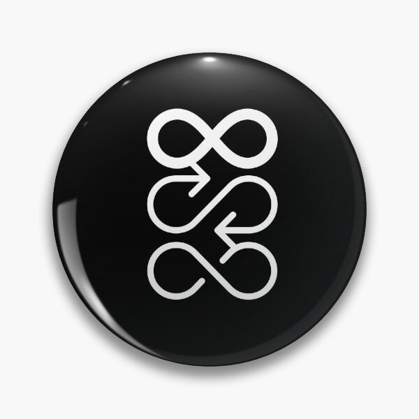 Item preview, Infinity times 3 black and white designed and sold by badbug.
