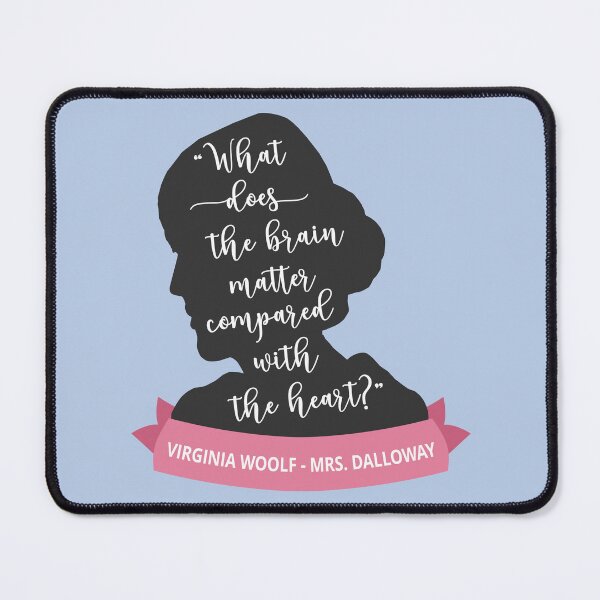 Item preview, Mrs. Dalloway Quote II - Virginia Woolf Silhouette designed and sold by Lemon Pepper.