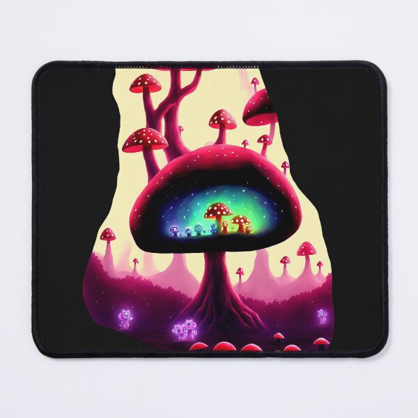 Item preview, Little glowing pink slime monsters and multicoloured glowing monsters in shroom-caves III designed and sold by BrachiaST.