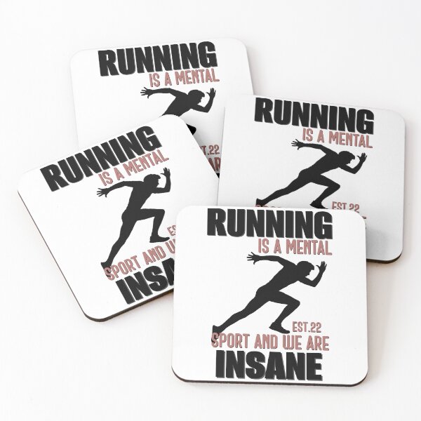 Item preview, RUNNING IS MENTAL SPORT AND WE ARE INSANE designed and sold by GAADesignz.