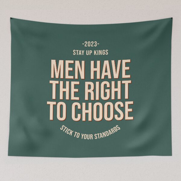 Item preview, Men have the right to choose, no simp designed and sold by StayWokeKings.