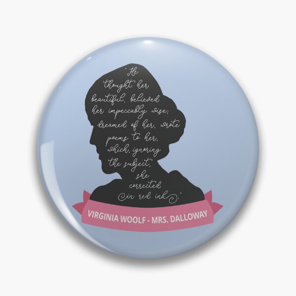 Item preview, Mrs. Dalloway Quote I - Virginia Woolf Silhouette designed and sold by Lemon Pepper.