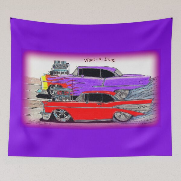 Item preview, Hot Rod Art //  Classics // What-A-Drag! designed and sold by Imagin8er.