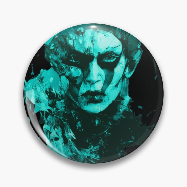 Item preview, Unusual Turquoise Man, Mysterious man face designed and sold by Dven-Clothes.