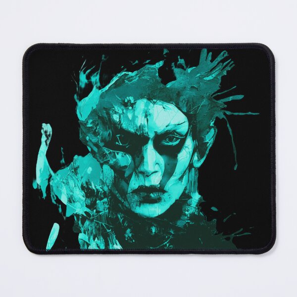 Item preview, Unusual Turquoise Man, Mysterious man face designed and sold by Dven-Clothes.
