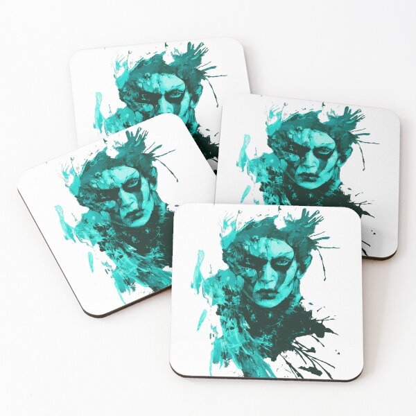 Item preview, Unusual Turquoise Man, Mysterious man face designed and sold by Dven-Clothes.