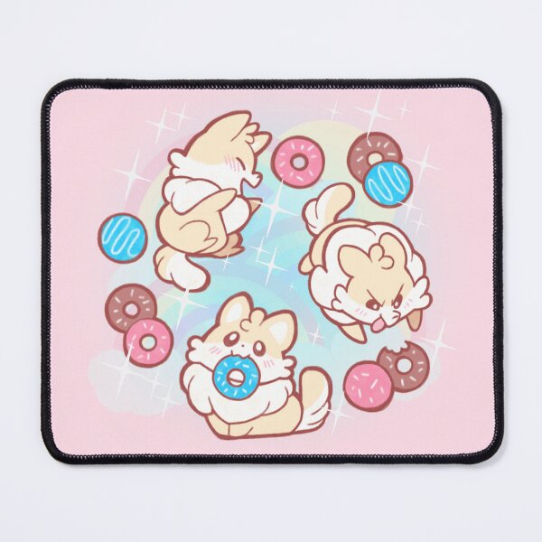 Item preview, Adorable Pomeranian Donut Party (rainbows & sparkles) designed and sold by kickgirl.