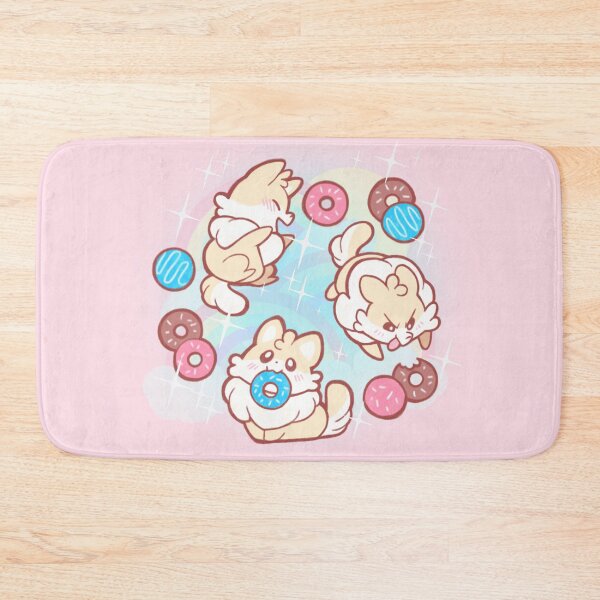 Item preview, Adorable Pomeranian Donut Party (rainbows & sparkles) designed and sold by kickgirl.