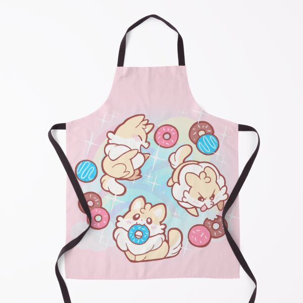 Item preview, Adorable Pomeranian Donut Party (rainbows & sparkles) designed and sold by kickgirl.
