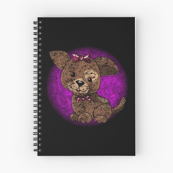 Item preview, Cute Puppy - Pink Background - Scribble Art - Unique Effect designed and sold by Oaks Creations.