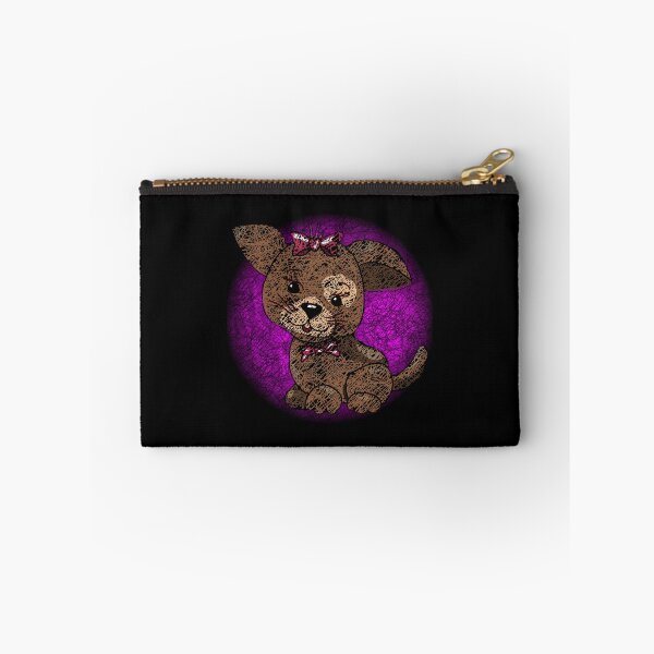 Item preview, Cute Puppy - Pink Background - Scribble Art - Unique Effect designed and sold by Oaks Creations.