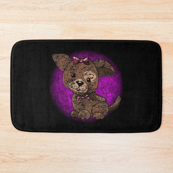 Item preview, Cute Puppy - Pink Background - Scribble Art - Unique Effect designed and sold by Oaks Creations.