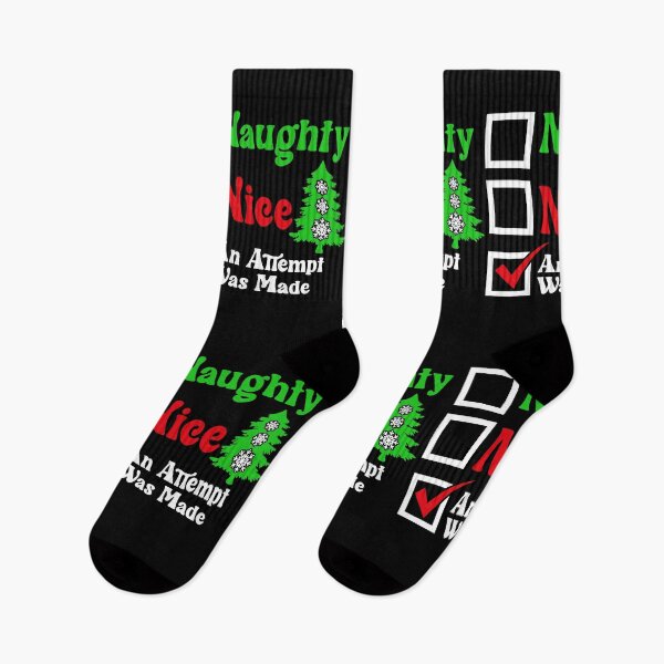 Item preview, Naughty Nice An Attempt Was Made designed and sold by netdota.