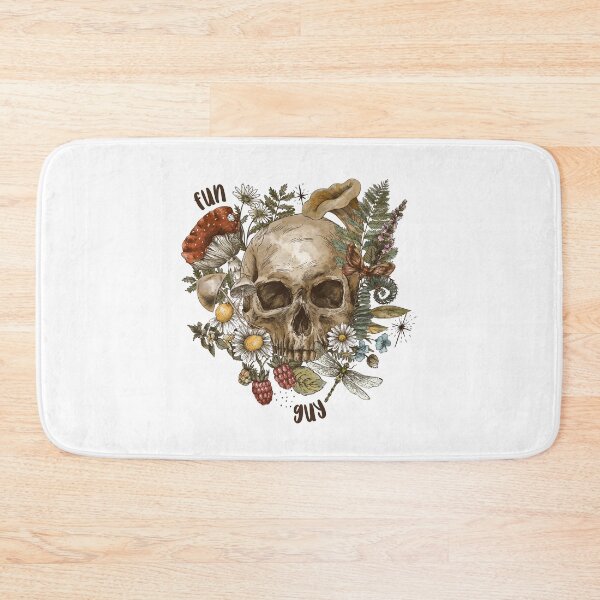 Item preview, Fungi Skull Art - Fun Guy Pun designed and sold by CreativNode.