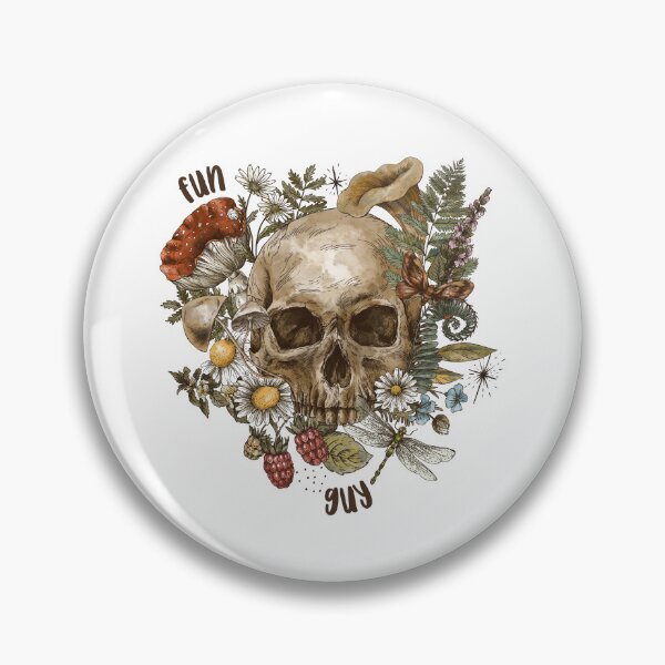 Item preview, Fungi Skull Art - Fun Guy Pun designed and sold by CreativNode.