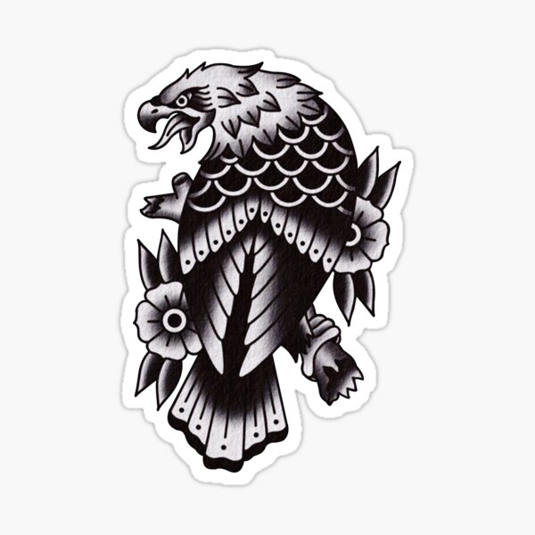 Eagle Tattoo Stickers for Sale | Redbubble