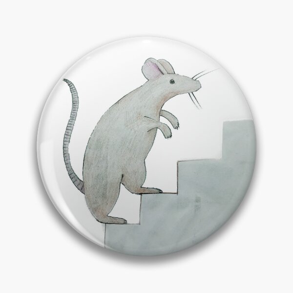 Item preview, Rat Climbing Stairs designed and sold by Rebekah Walker.