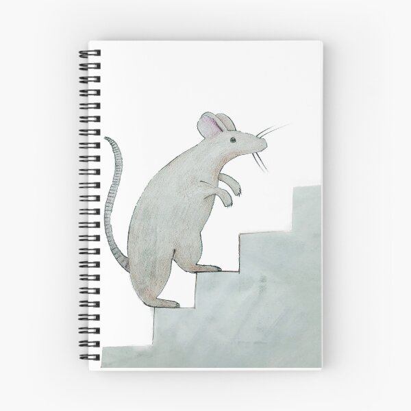 Item preview, Rat Climbing Stairs designed and sold by Rebekah Walker.