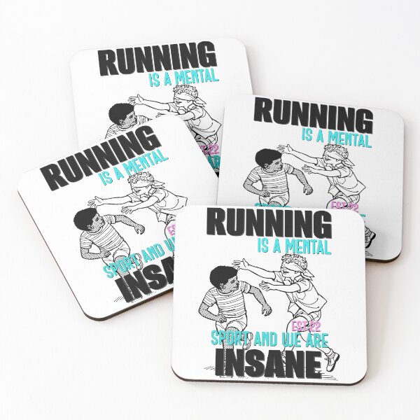 Item preview, RUNNING IS MENTAL SPORT AND WE ARE INSANE designed and sold by GAADesignz.