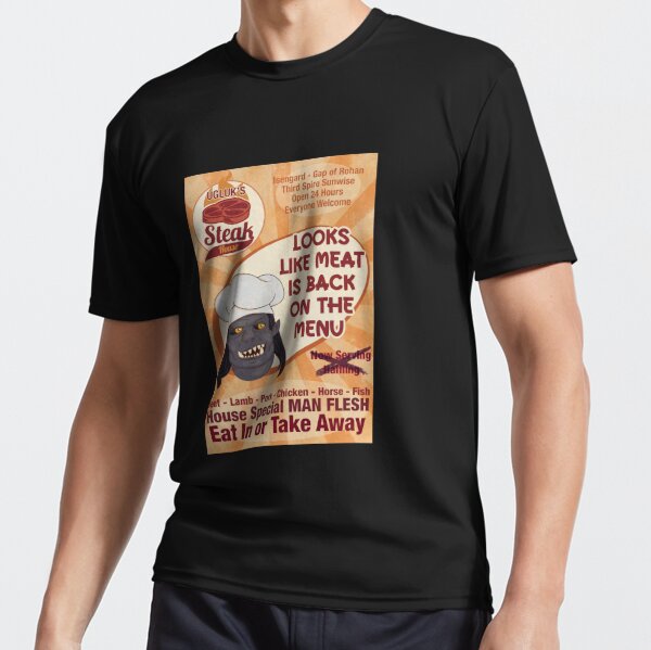 Meats Back On The Menu Boys Active T Shirt For Sale By Nerddz Redbubble