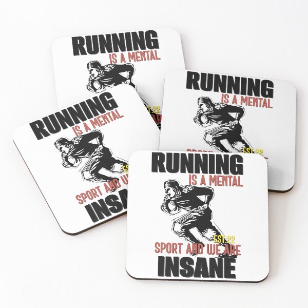 Item preview, RUNNING IS MENTAL SPORT AND WE ARE INSANE designed and sold by GAADesignz.