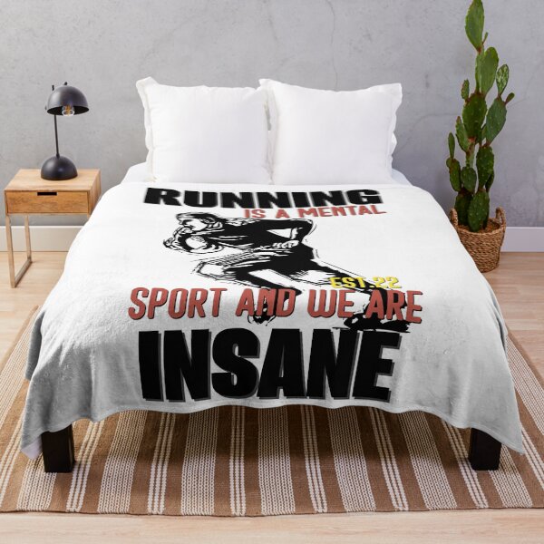 Item preview, RUNNING IS MENTAL SPORT AND WE ARE INSANE designed and sold by GAADesignz.