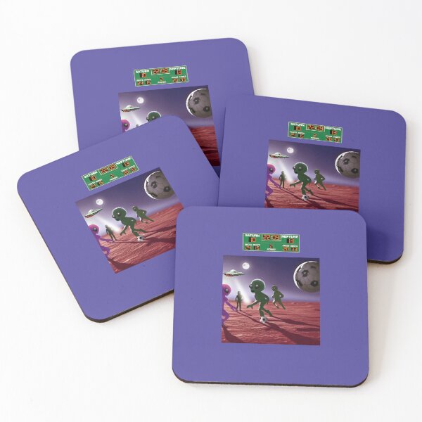 Item preview, ALIENS PLAYING SOCCER ON MARS, MARTIANS, SPORTS, EXTRATERRESTRIALS designed and sold by classic car craze.