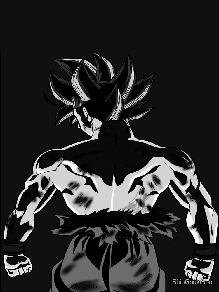 Goku Ultra Instinct Black and White