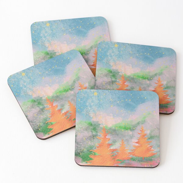 Item preview, Christmas trees - winter painting  designed and sold by Navitaloves.