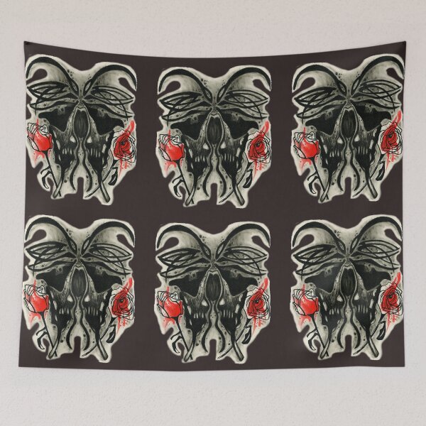 Item preview, Black butterfly and red roses designed and sold by KnowingWonder.