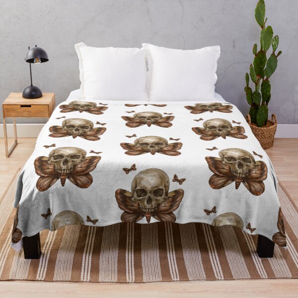 Item preview, Moth Man Skull Art designed and sold by CreativNode.
