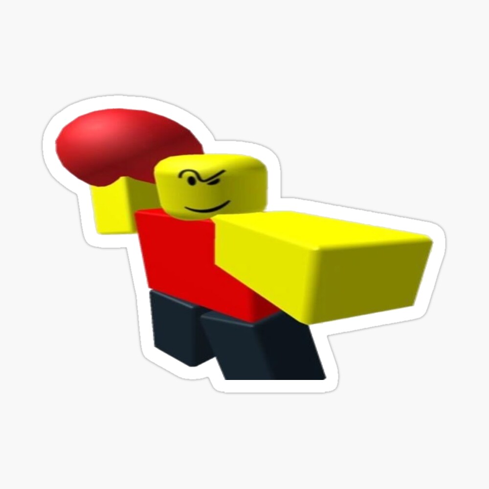 baller roblox meme Sticker for Sale by realskinnyp