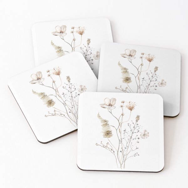 Artikelvorschau, Wildblumen-Aquarell-Druck von Zouzounio Art entworfen und verkauft von zouzounioart.