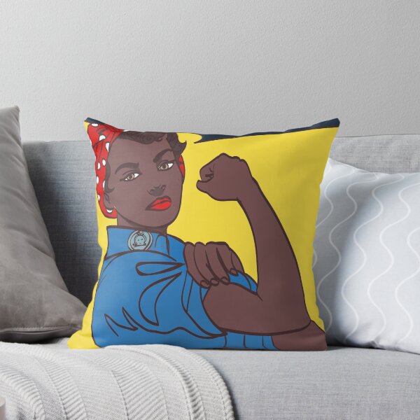 Artikelvorschau, Wir können es schaffen!' Plakat des Weltkriegs 2, das Moral der amerikanischen Frauen erhöht, die zur Kriegsbemühung beitragen. Afrofrau auf Plakat entworfen und verkauft von algrass.