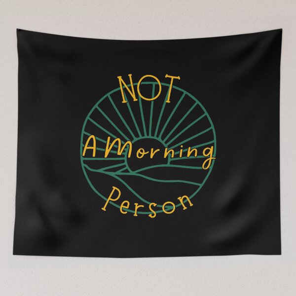 Item preview, Im Not A Morning Person - Sarcastic Statement designed and sold by Hic21.