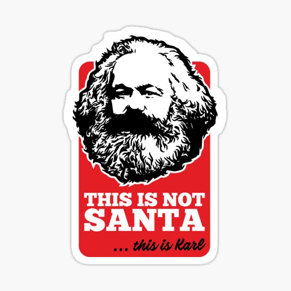 THIS IS NOT SANTA - THIS IS KARL Sticker